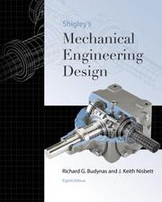 Cover of Shigley's mechanical engineering design by Richard G. Budynas