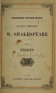 Front cover of Plays (Midsummer Night's Dream / Tempest) by William Shakespeare