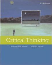 Cover of Critical thinking by Brooke Noel Moore