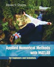Cover of Applied Numerical Methods with MATLAB for Engineers and Scientists by Steven C. Chapra