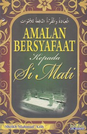 Front cover of Amalan Bersyafaat Kepada Si Mati by Sheikh Mahmud’ Azib