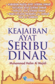 Front cover of Keajaiban Ayat Seribu Dinar by Muhammad Halim Al- Majidi