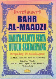 Front cover of Intisari Bahr Al-Maadzi by Dr. Muh. Idris ‘Ab. Ra’ud Al-Marbawiy