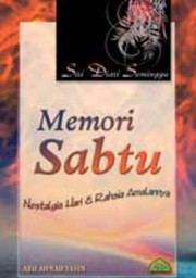 Cover of Memori Sabtu by Abu Ahmad Yasin