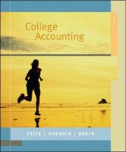 Cover of College Accounting Student Edition Chapters 1-25 by John Ellis Price