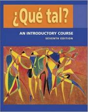 Cover of ¿Que tal? by Thalia Dorwick