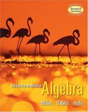 Cover of Intermediate Algebra (softcover) by Julie Miller
