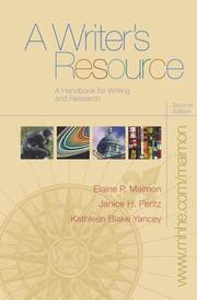 Front cover of A Writer's Resource (spiral) with Student Access to Catalyst 2.0 by Elaine Maimon