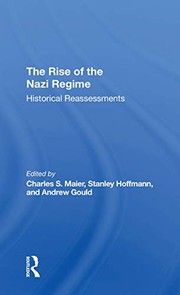 Front cover of The Rise Of The Nazi Regime by Charles Maier