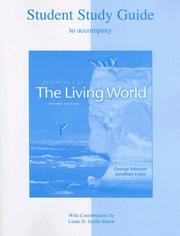 Front cover of SSG t/a Essentials of The Living World by George B Johnson