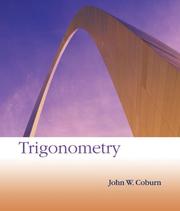 Cover of Trigonometry by John W. Coburn