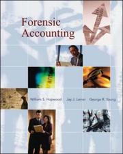 Front cover of Forensic accounting by William S. Hopwood