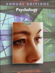 Cover of Annual Editions by Karen G Duffy