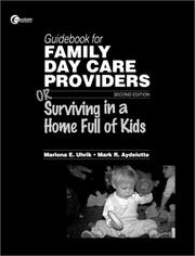 Front cover of Guidebook for Family Day Care Providers by Marlena E. Uhrik