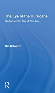 Front cover of The Eye Of The Hurricane by Urs Schwarz