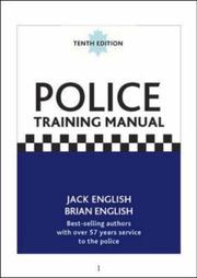 Cover of Police Training Manual by Jack English