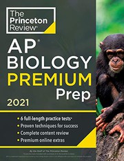 Front cover of Princeton Review AP Biology Premium Prep, 2021 by The Princeton Review