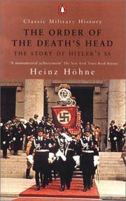 Cover of Der Orden unter dem Totenkopf by Heinz Höhne