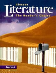 Front cover of Glencoe literature--the reader's choice--course 4 by Jeffrey D. Wilhelm