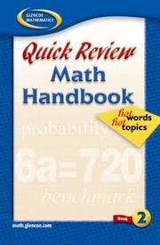 Cover of Quick Review Math Handbook by McGraw-Hill