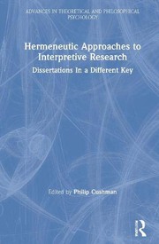 Front cover of Hermeneutic Approaches to Interpretive Research by Philip Cushman