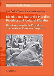 Front cover of Bioethik und kulturelle Pluralität by Ante Čović