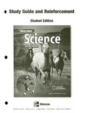 Front cover of Glencoe Science: Level Green, Reinforcement and Study Guide, Student Edition (Glencoe Science: Level Green) by McGraw-Hill