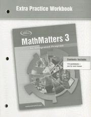 Cover of MathMatters 3 by McGraw-Hill