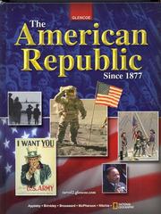 Front cover of The American Republic Since 1877 by McGraw-Hill