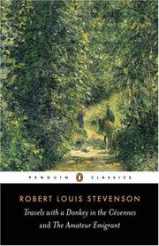 Front cover of Travels with a donkey in the Cévennes by Robert Louis Stevenson
