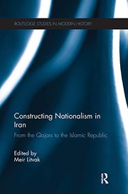 Front cover of Constructing Nationalism in Iran by Meir Litvak