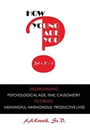 Cover of HOW YOUNG ARE YOU? by A. A. Kronik