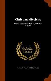 Cover of Christian Missions by T. W. M. Marshall