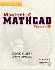 Cover of Mastering Mathcad version 7 by Howard Keller