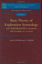 Front cover of Basic theory of exploration seismology by J.K. Costain