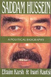 Cover of Saddam Hussein by Efraim Karsh