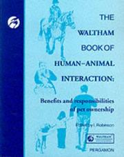 Front cover of Waltham Book of Human-Animal Interaction by I. Robinson