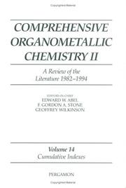 Front cover of Comprehensive Organometallic Chemistry II by Edward W. Abel