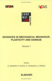 Front cover of Advances in mechanical behaviour, plasticity and damage by Euromat 2000 (2000 Tours, France)