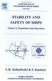 Front cover of Stability and Safety of Ships, Volume 9 by Lech Kobyliński