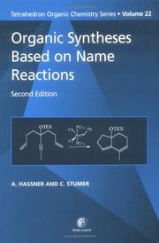 Front cover of Organic syntheses based on name reactions by Alfred Hassner