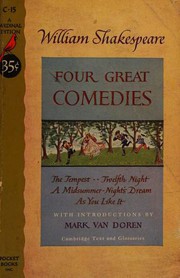 Front cover of Plays (As You Like It / Midsummer Night's Dream / Tempest / Twelfth Night) by William Shakespeare