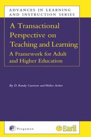 Cover of A transactional perspective on teaching and learning by D. R. Garrison