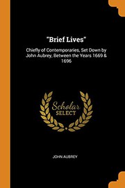 Front cover of Brief Lives by John Aubrey