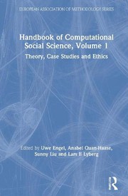 Front cover of Handbook of Computational Social Science, Volume 1 by Uwe Engel