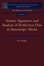 Front cover of Seismic Signatures and Analysis of Reflection Data in Anisotropic Media, Volume 29 (Handbook of Geophysical Exploration: Seismic Exploration) by I. Tsvankin