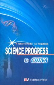 Front cover of Science progress in China by Lu Yongxiang