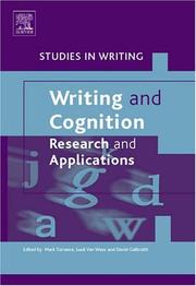 Cover of Writing and cognition by Mark Torrance