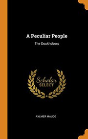 Cover of A Peculiar People by Aylmer Maude