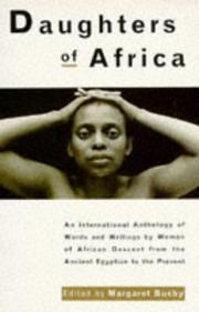 Front cover of DAUGHTERS OF AFRICA by Margaret Busby